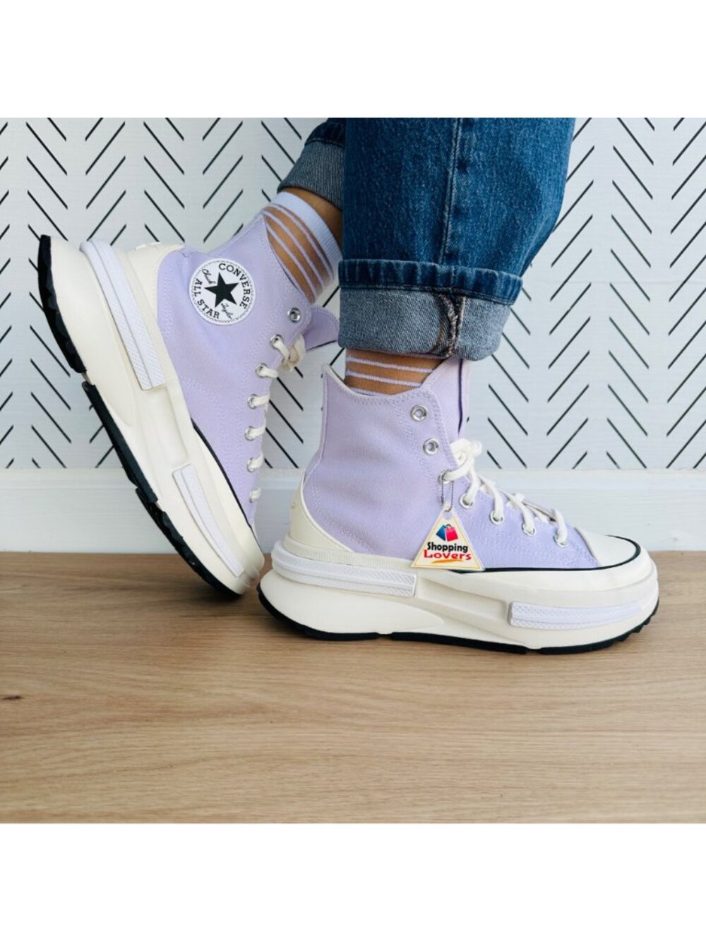 ⭐Converse Run Star Legacy CX Hi Sz 6 Women Shoes Platform Purple Sneaker A03064C - Picture 4 of 14
